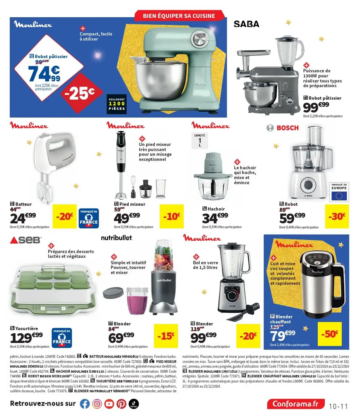Du 27 Octobre Au 25 Décembre 2026