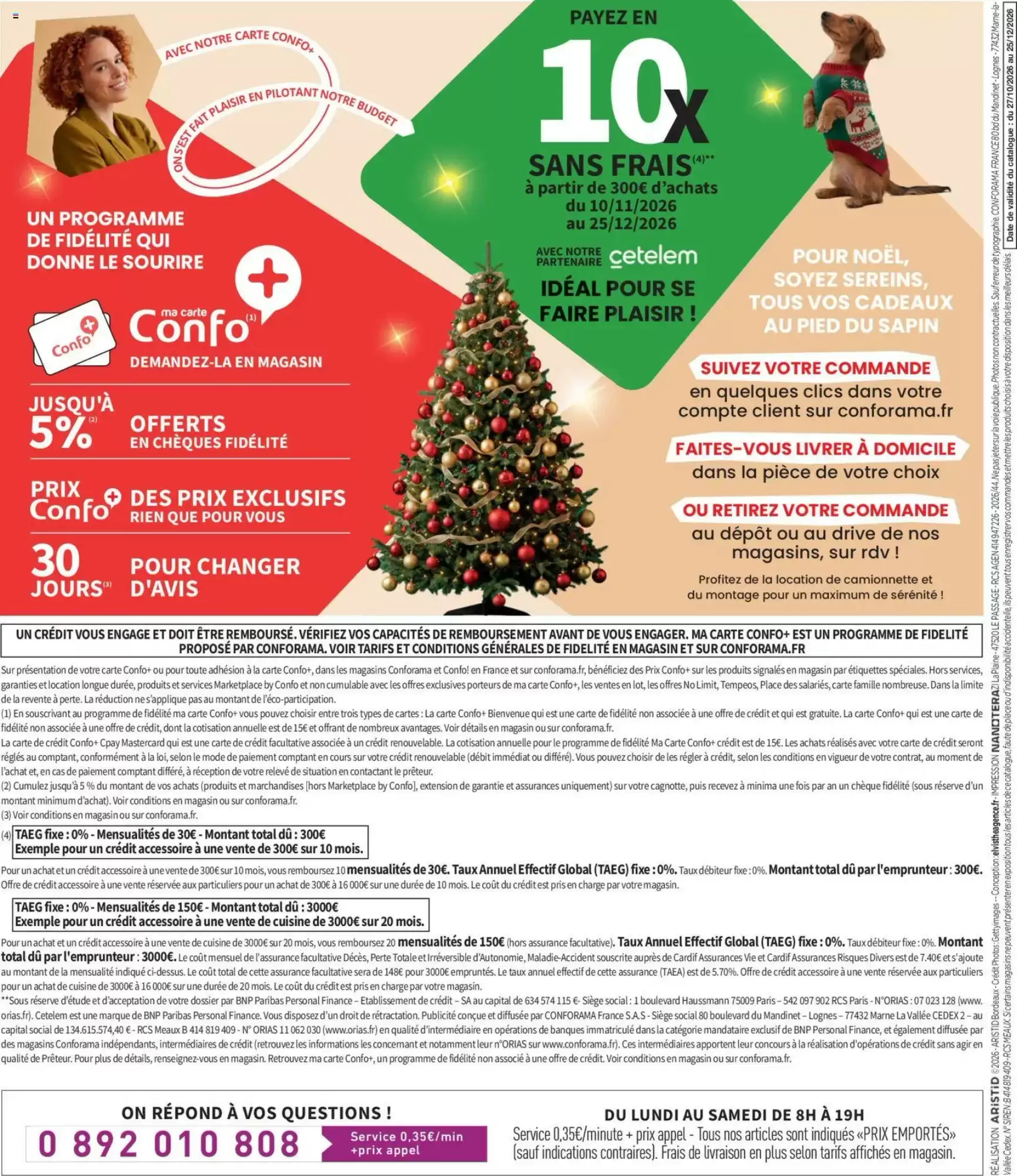 Catalogue Conforama Noël 2026 - Image 2 Du 27 Octobre Au 25 Décembre 2026