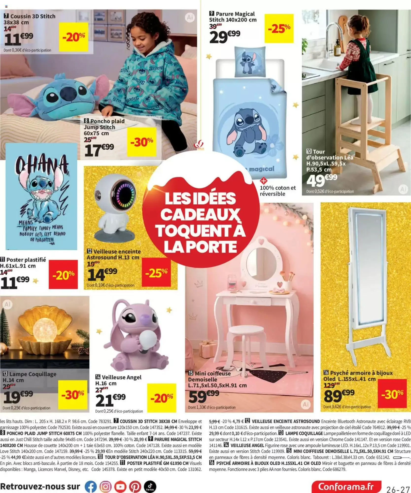 Catalogue Conforama Noël 2026 - Image 1 Du 27 Octobre Au 25 Décembre 2026