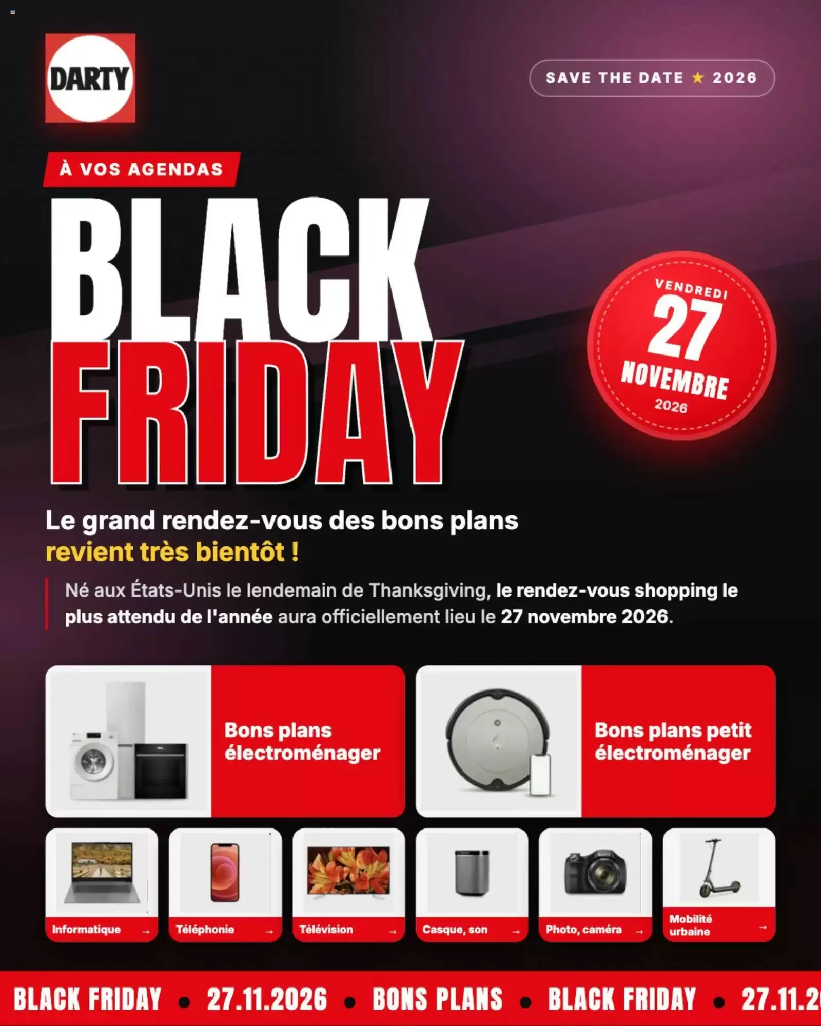 Catalogue Darty Black Friday 2026 - Image 1 Darty Black Friday