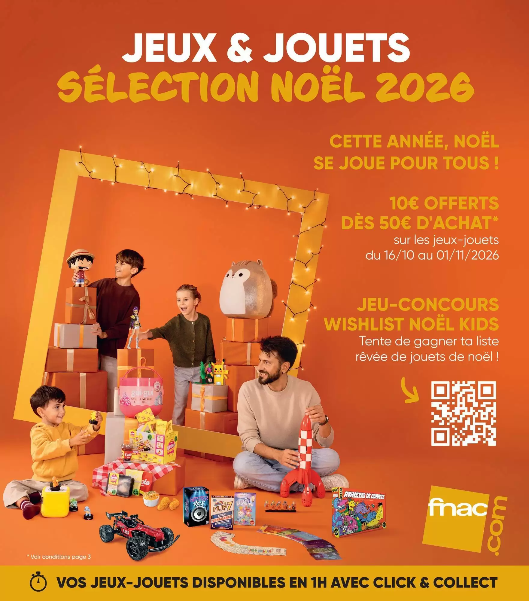 Catalogue Fnac Noël 2026 - Image 1 Du 21 Octobre - 31 Décembre 2026