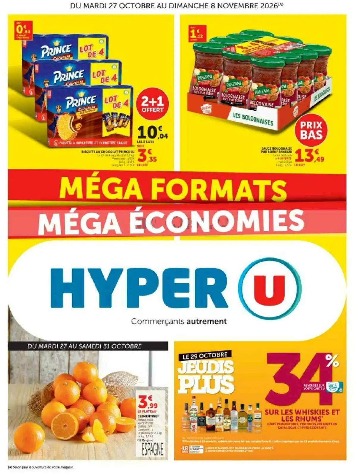 Catalogue Hyper U Du 27 Octobre Au 8 Novembre 2026 - Image 1 Du 27 Octobre
