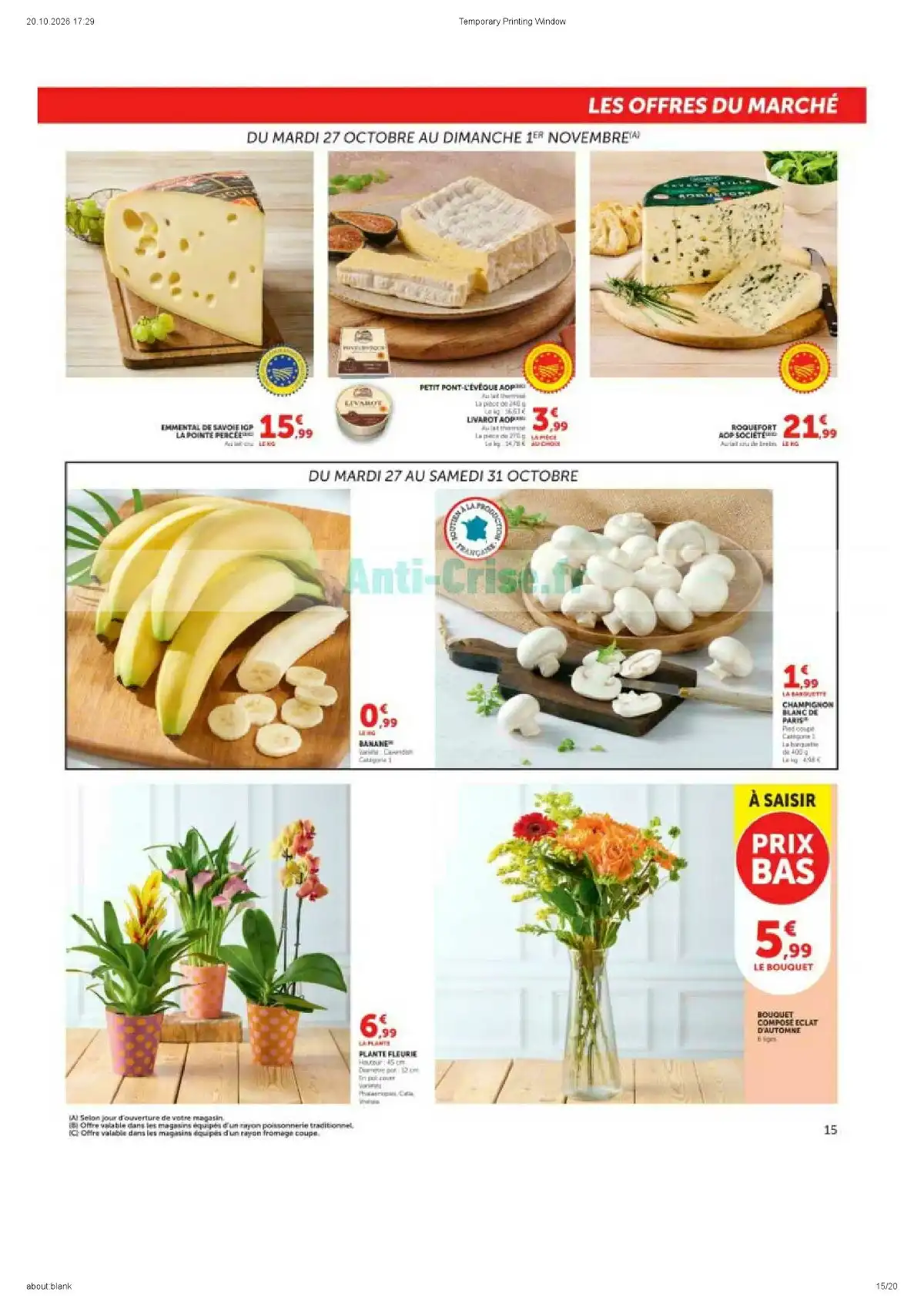 Catalogue Hyper U Du 27 Octobre Au 8 Novembre 2026 - Image 1 Du 27 Octobre