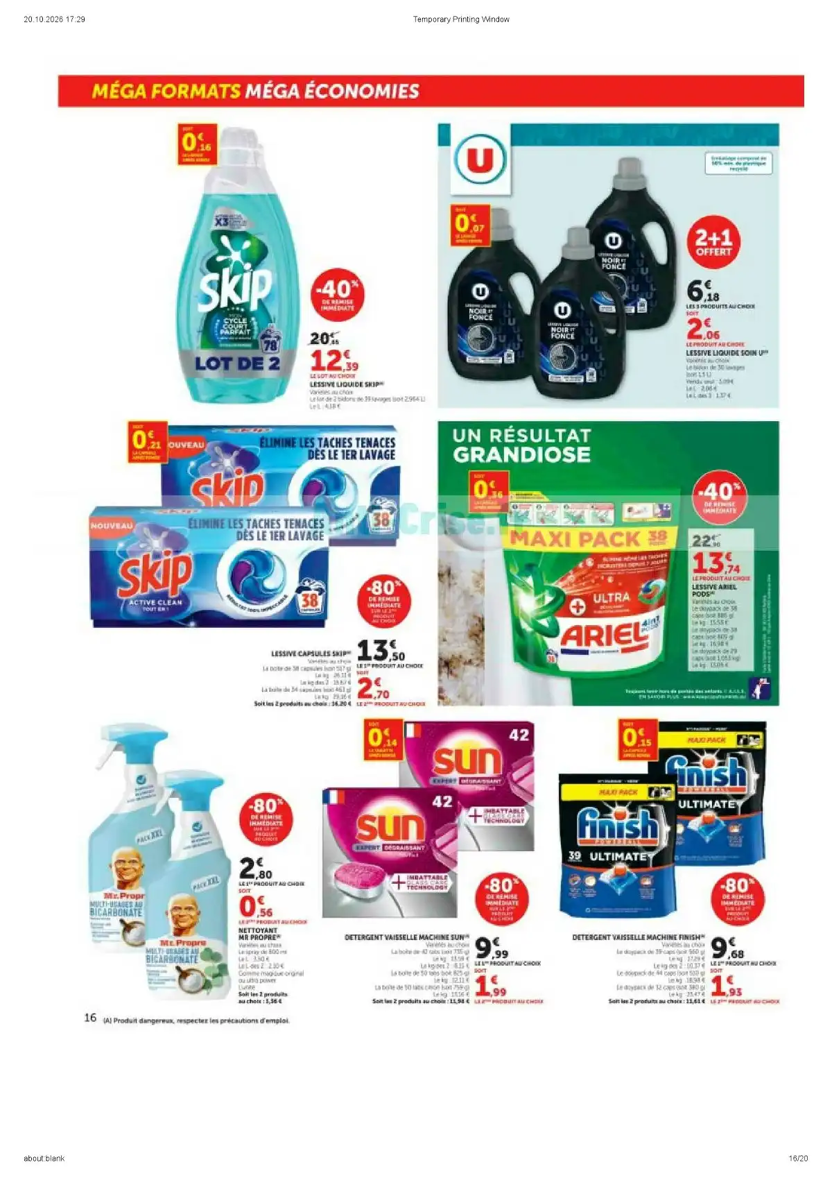 Catalogue Hyper U Du 27 Octobre Au 8 Novembre 2026 - Image 2 Du 27 Octobre