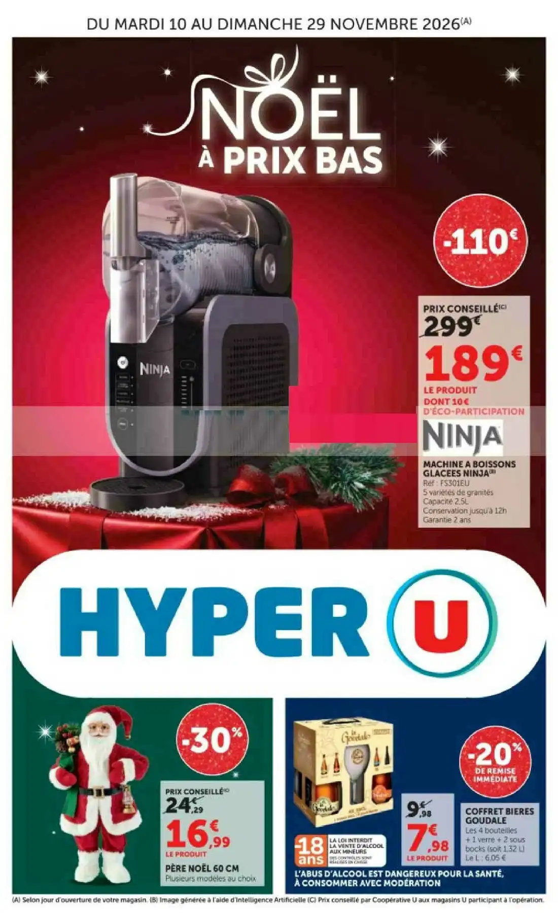 Catalogue Hyper U Noël 2026 - Image 1 Du 10 Novembre - 29 Décembre 2026