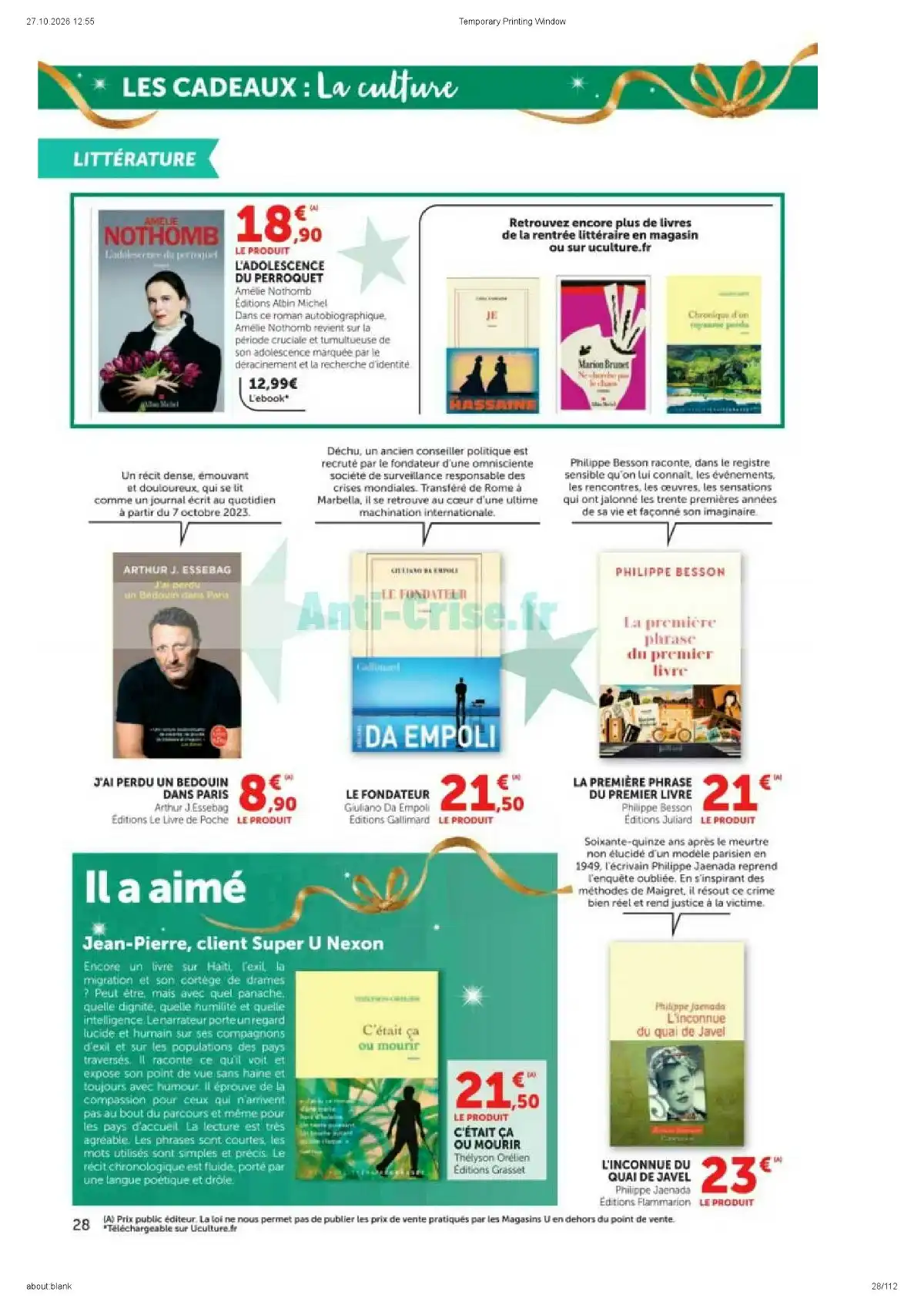 Catalogue Hyper U Noël 2026 - Image 6 Du 10 Novembre - 29 Décembre 2026