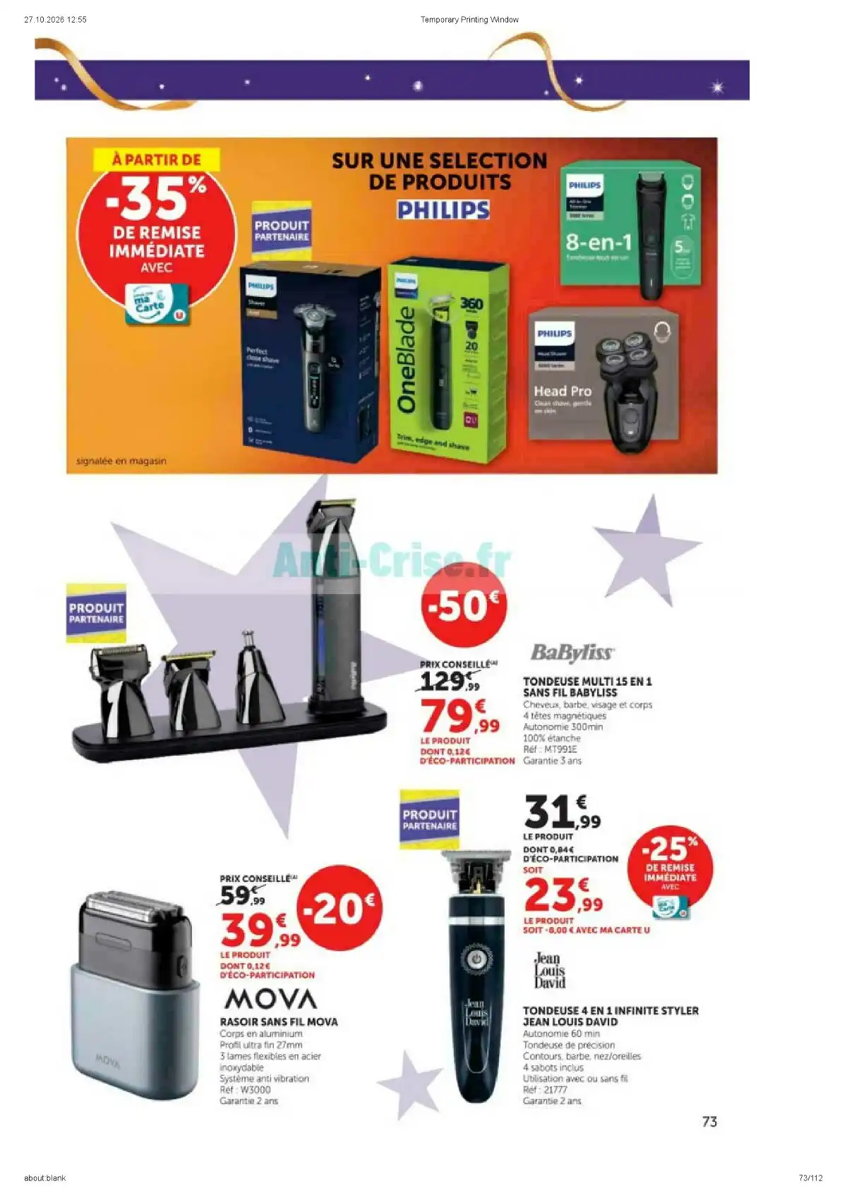 Catalogue Hyper U Noël 2026 - Image 1 Du 10 Novembre - 29 Décembre 2026