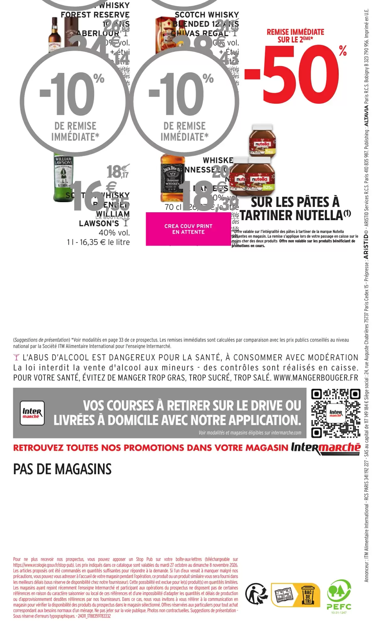 Du 27 Octobre