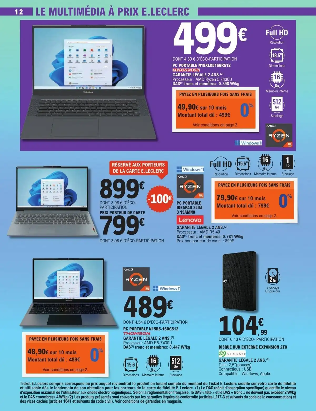 Du 27 Octobre Spécial High-Tech