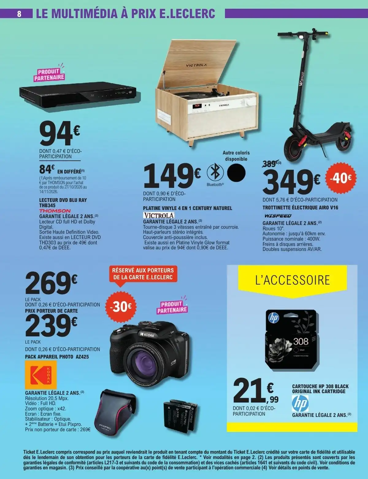 Du 27 Octobre Spécial High-Tech