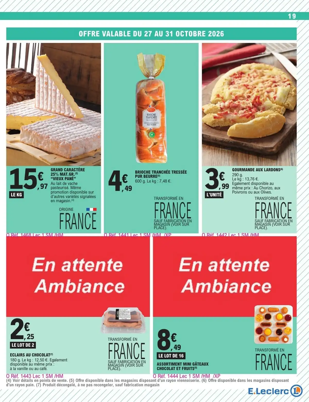 Du 27 Octobre