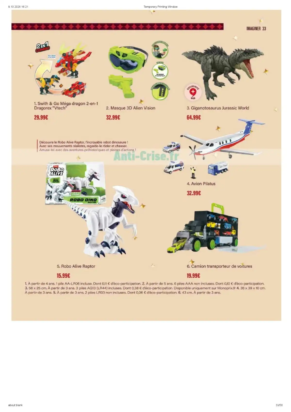 Catalogue Monoprix Du 3 Novembre Au 15 Novembre 2026 - Image 1 Monoprix