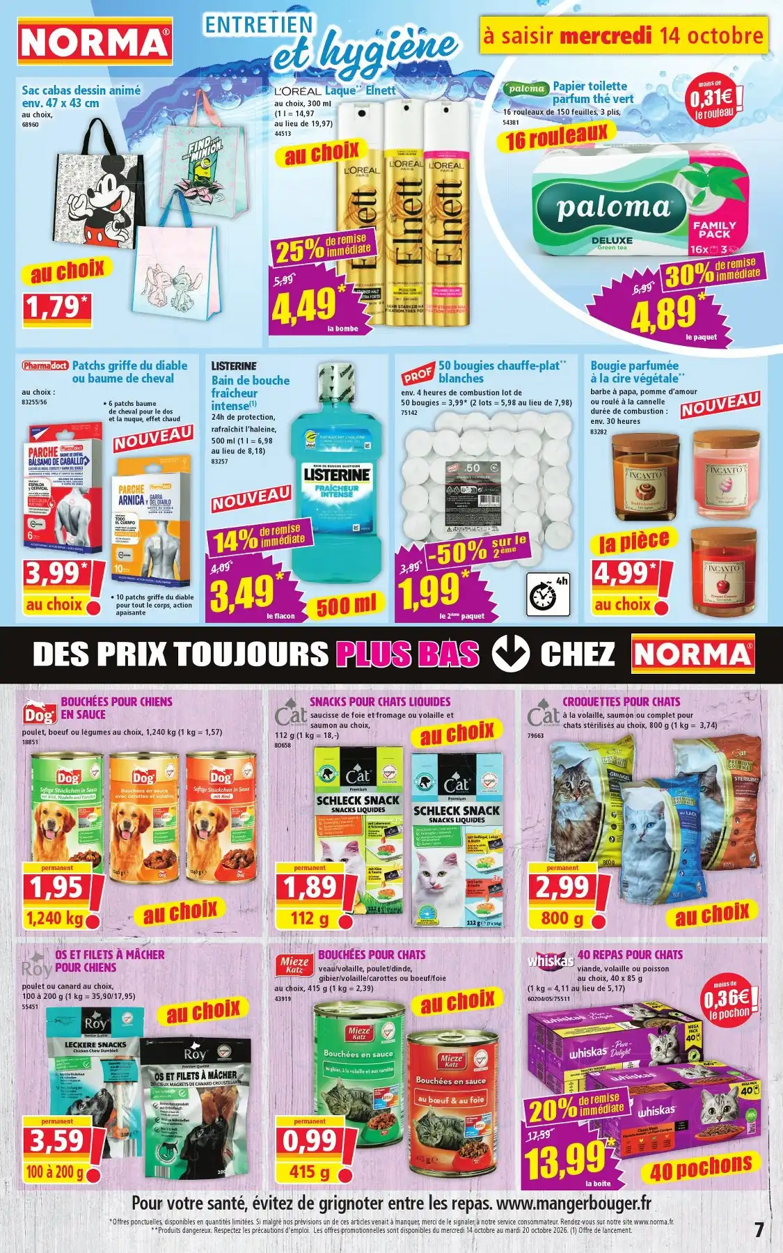 Du 14 Octobre