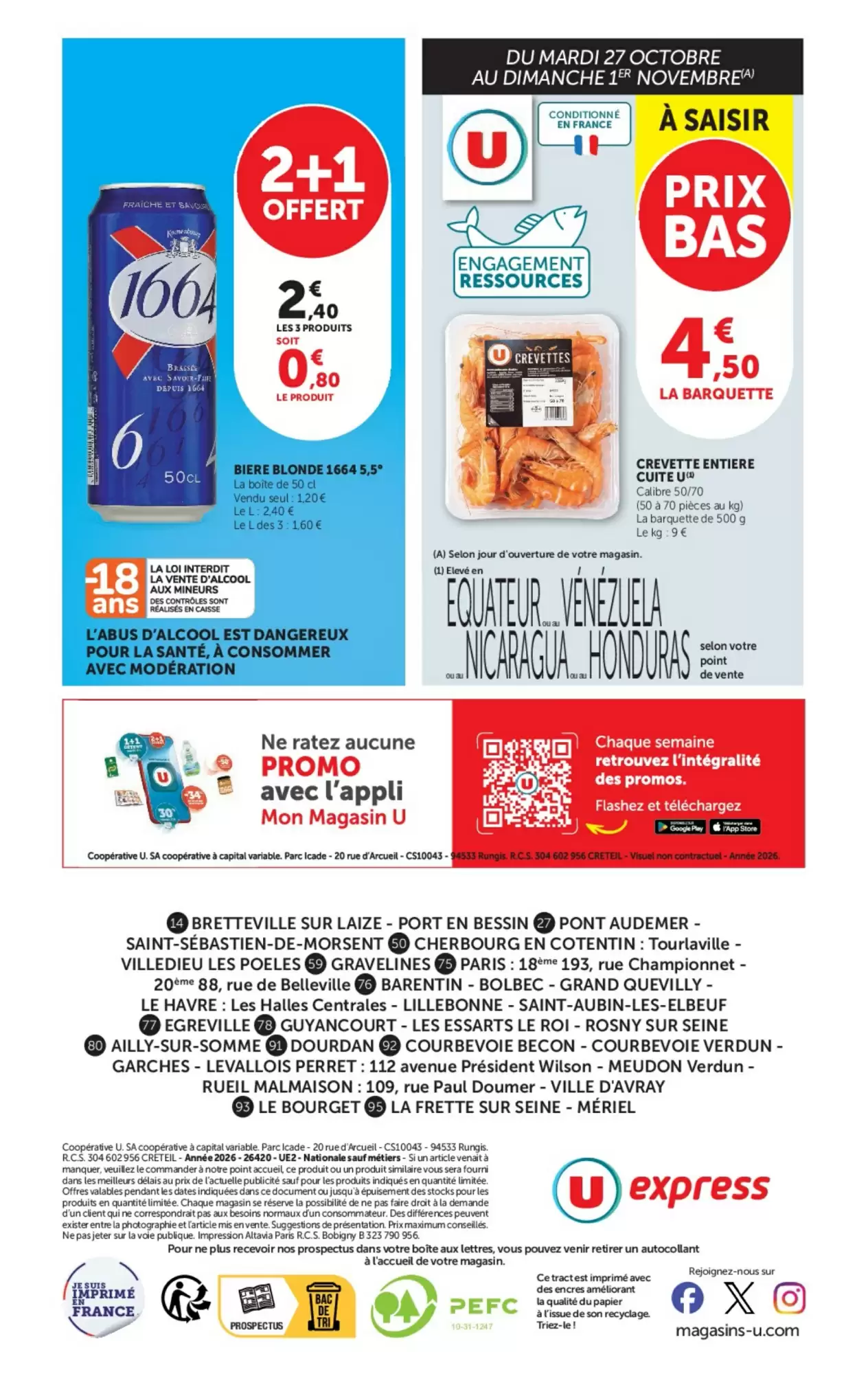 Catalogue U Express Du 27 Octobre Au 8 Novembre 2026 - Image 2 Dal 27 Ottobre